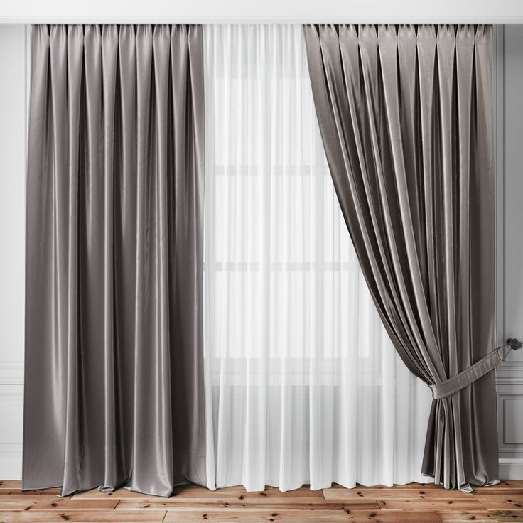 

Комплект штор "Элит" Lux Portiery Бархат-Велюр Мокко 300 Х 260 - 2 шт. + Тюль Креп-шелк белый 600 Х 260 - 1 шт.