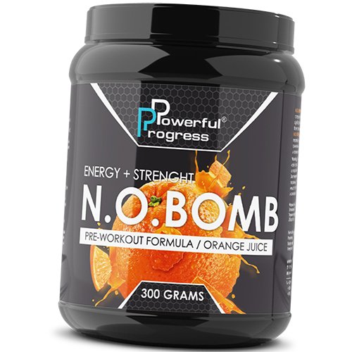 

Предтрен, N.O.Bomb, Powerful Progress 300г Апельсин (11401001)