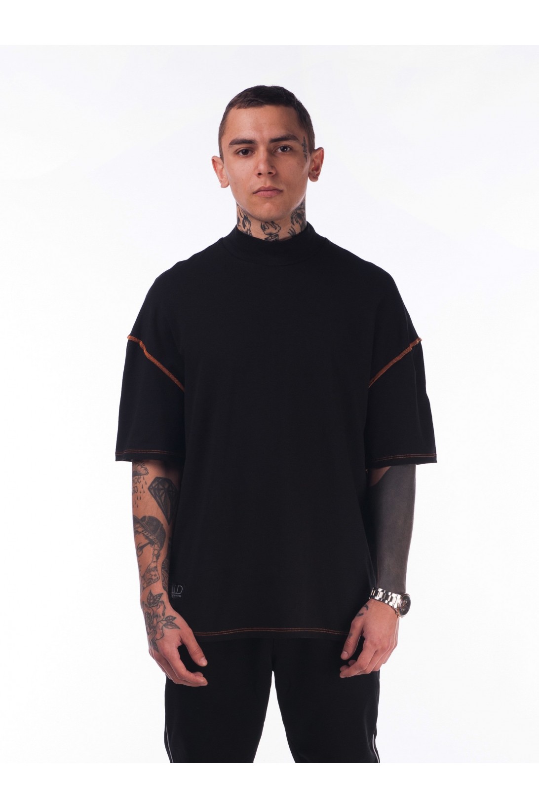 

Оверсайз Футболка мужская LUD VOROT Seam XL Черная
