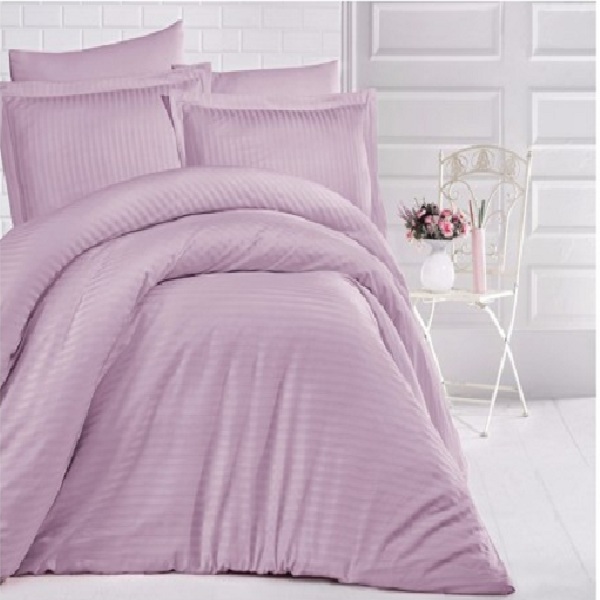 

Постельное белье Clasy Sateen Strip 160*220 Lila, Турция Код 8712