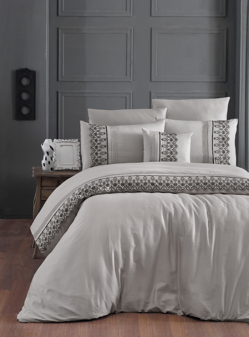 

Постельное белье V.I.P Satin Moonlight 200 х 220 см Mona Toprak First Choice k-1937-19