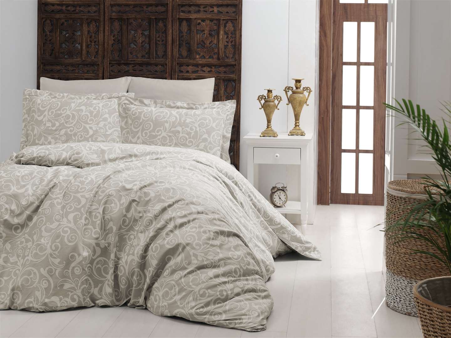 

Постельное белье Cotton Satin 200 х 220 см Sweta Beige First Choice k-31149