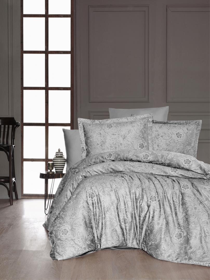 

Постельное белье Cotton Satin 200 х 220 см Advina Gri First Choice k-31060
