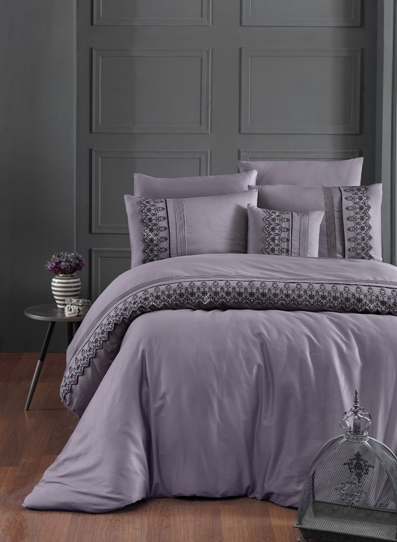 

Постельное белье V.I.P Satin Moonlight 200 х 220 см Mona Leylak First Choice k-1937-20