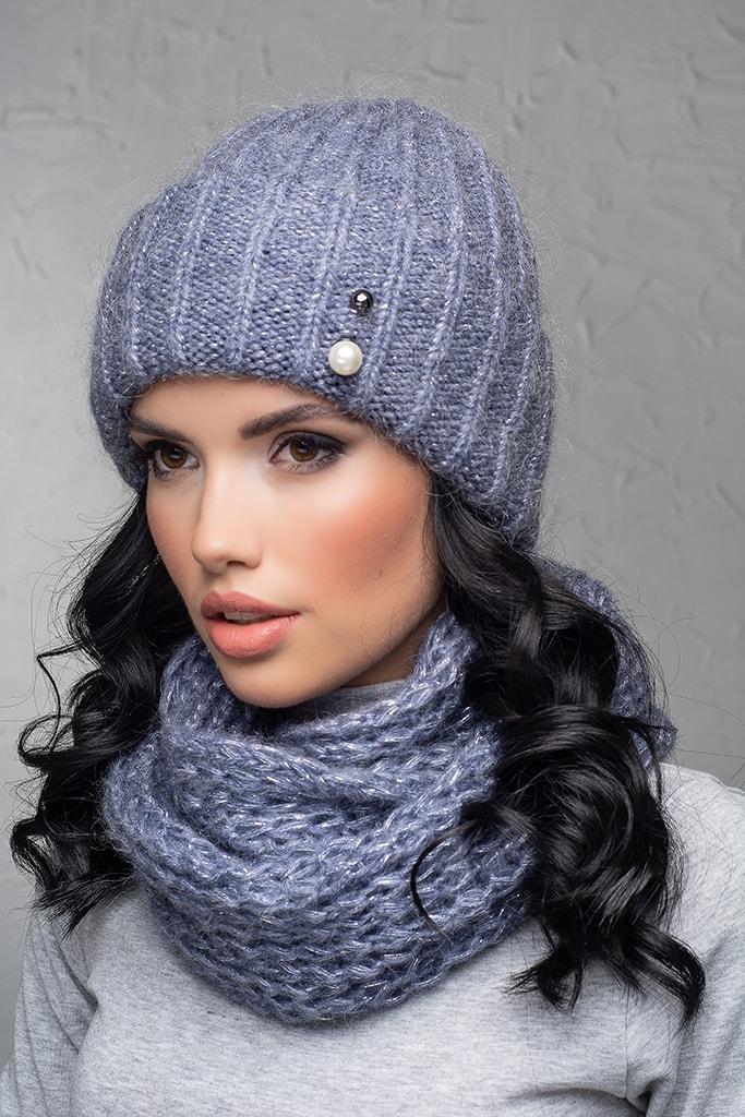 

Комплект (шапка и снуд-хомут) Flirt Лика-Морган One Size джинс