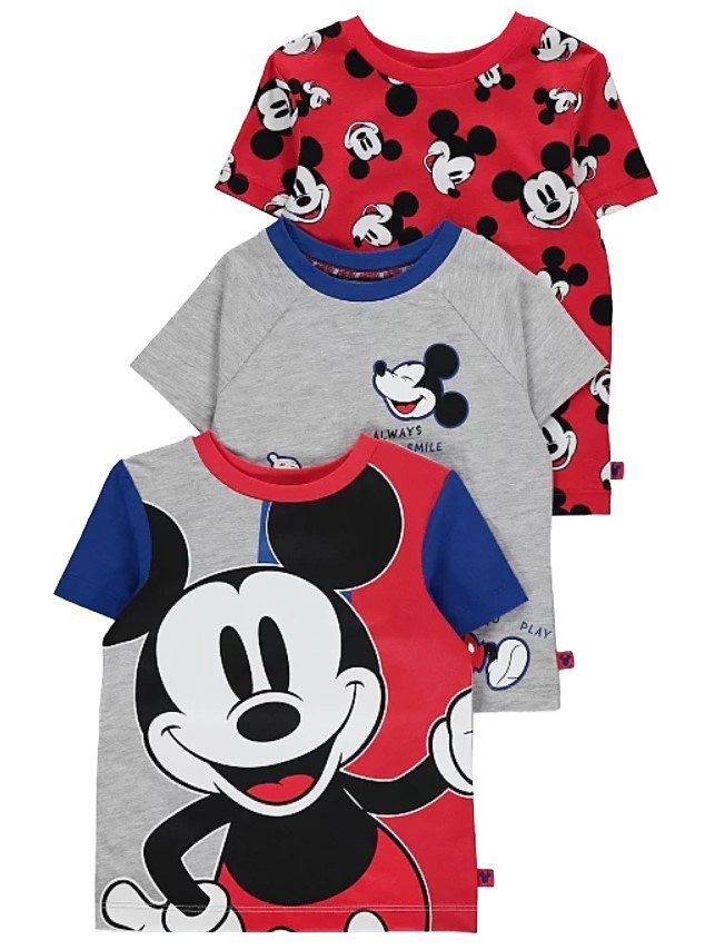 

Футболки George для мальчика набор Disney Mickey Mouse Red T-Shirts 3 Pack 104 см