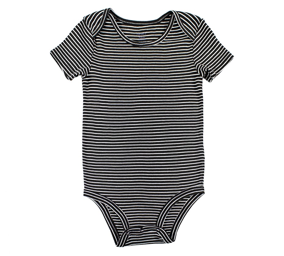 

Боди Carter's для мальчика с коротким рукавом Thick Dark Gray Stripe 86 см