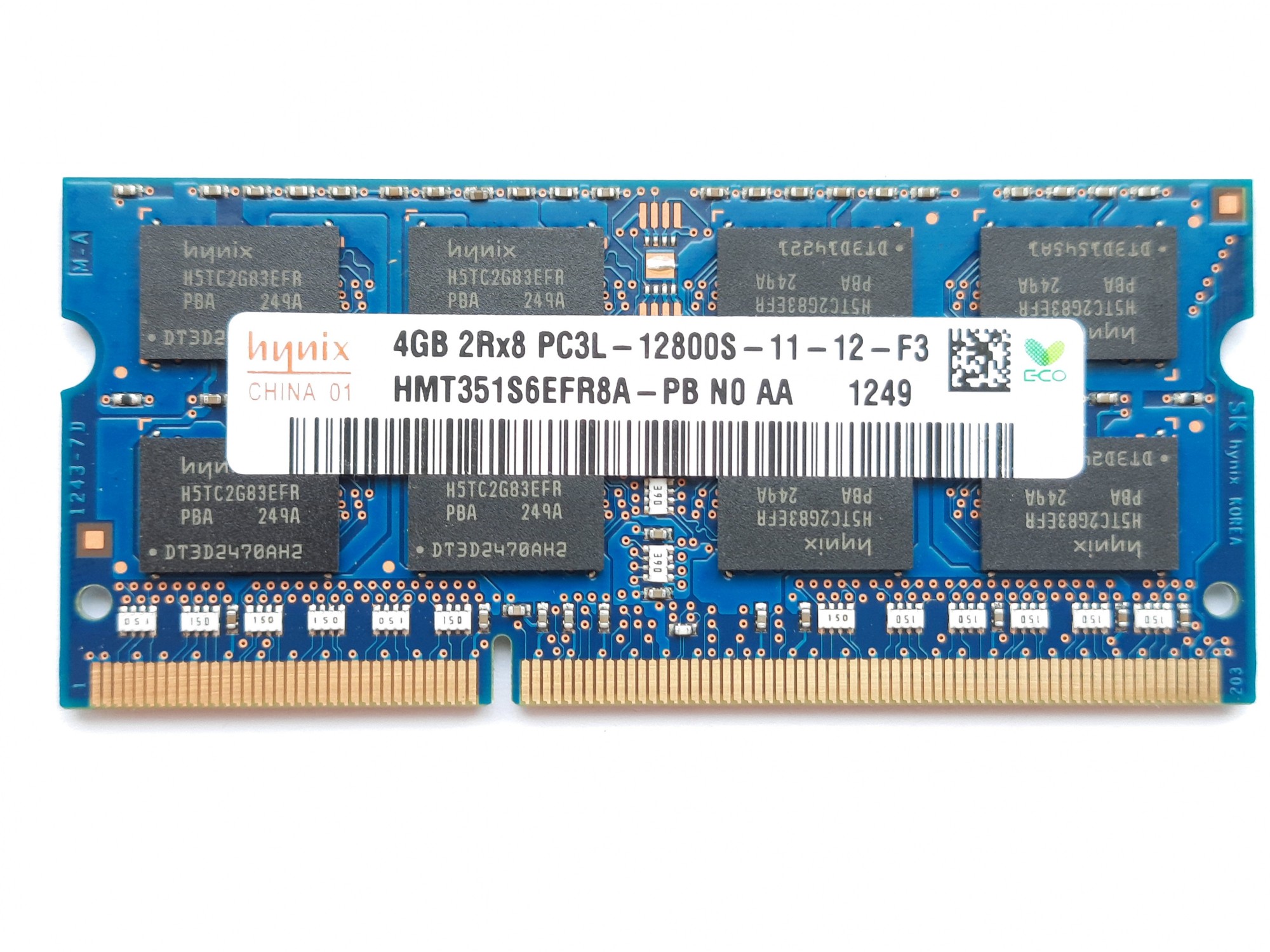 

Оперативная память Hynix 4GB DDR3-1600 PC3L-12800s для ноутбука