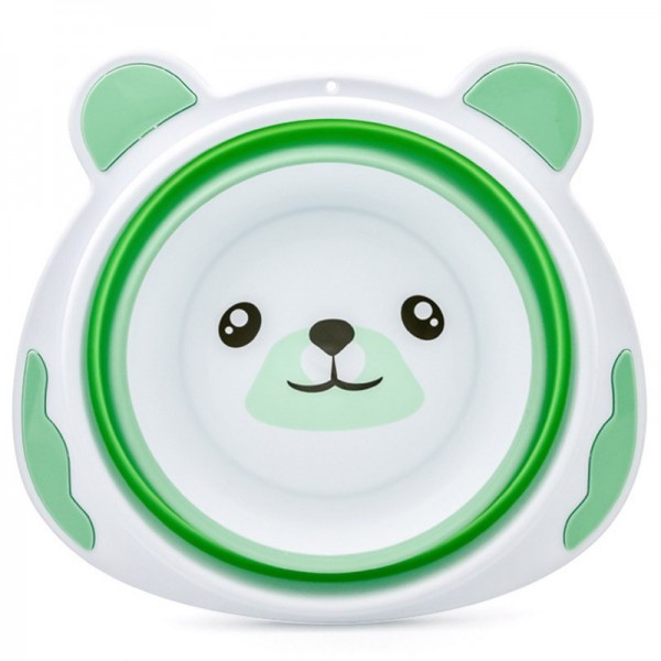 

Детская ванночка для купания "Панда" Little Bean BR-11 белый с зеленым