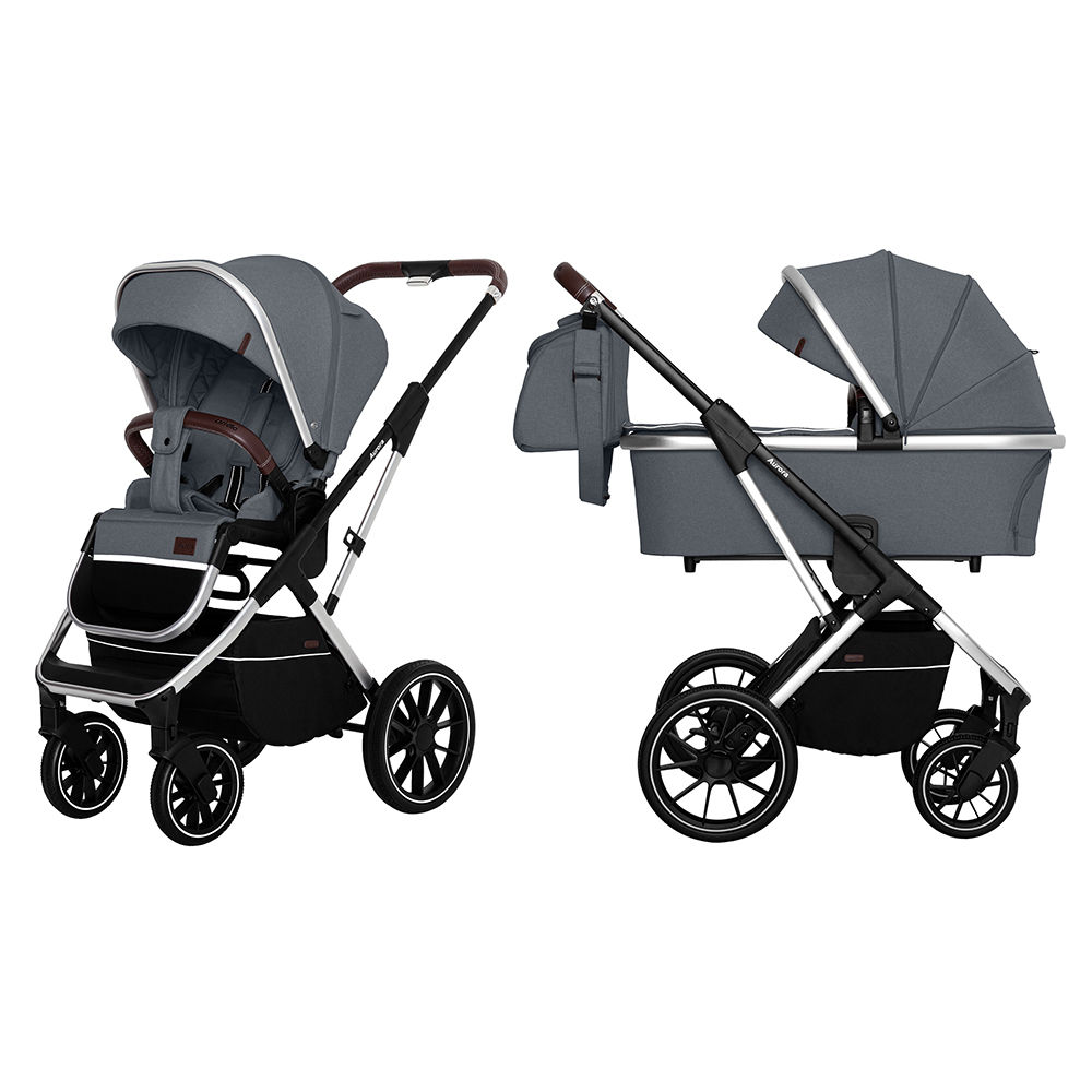 

Коляска универсальная CARRELLO Aurora CRL-6505 (2in1) Iron Grey +дождевик /1/