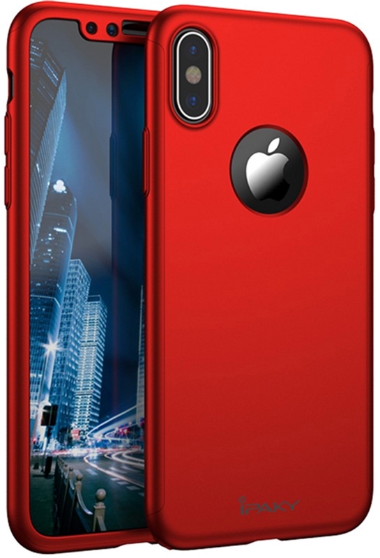 

Панель iPaky 360 PC Full Protection Case для Apple iPhone Xs Red