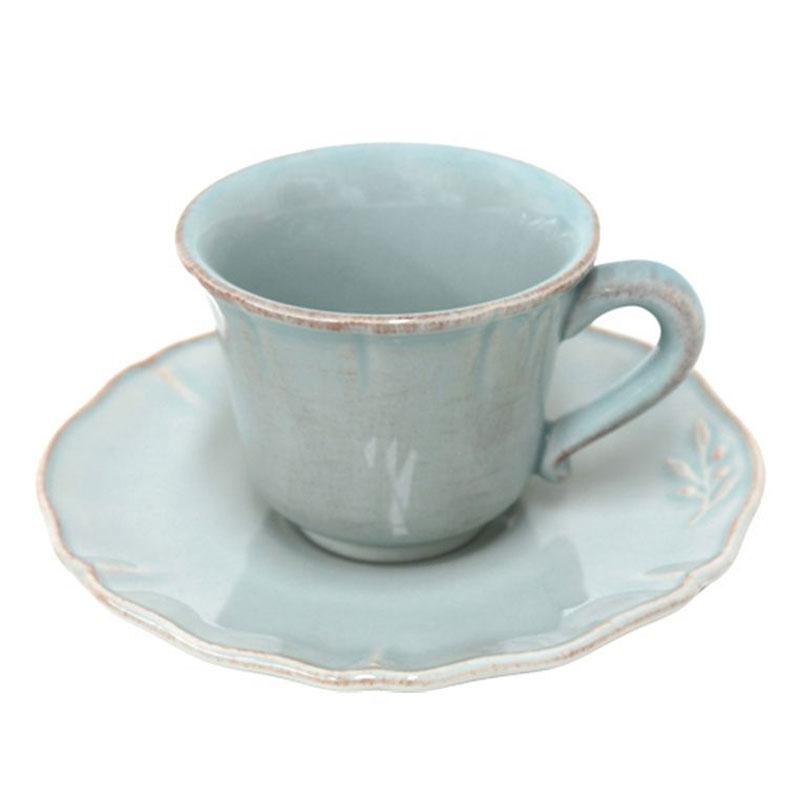 

Чашка для кофе с блюдцем Португалия Costa Nova Alentejo 90 мл (TCS02-00201D)