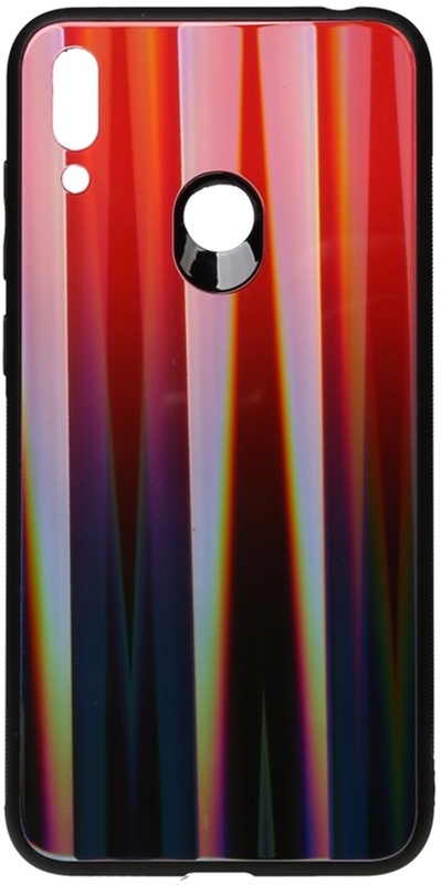 

Панель TOTO Aurora Print Glass Case для Huawei Y7 2019 Red