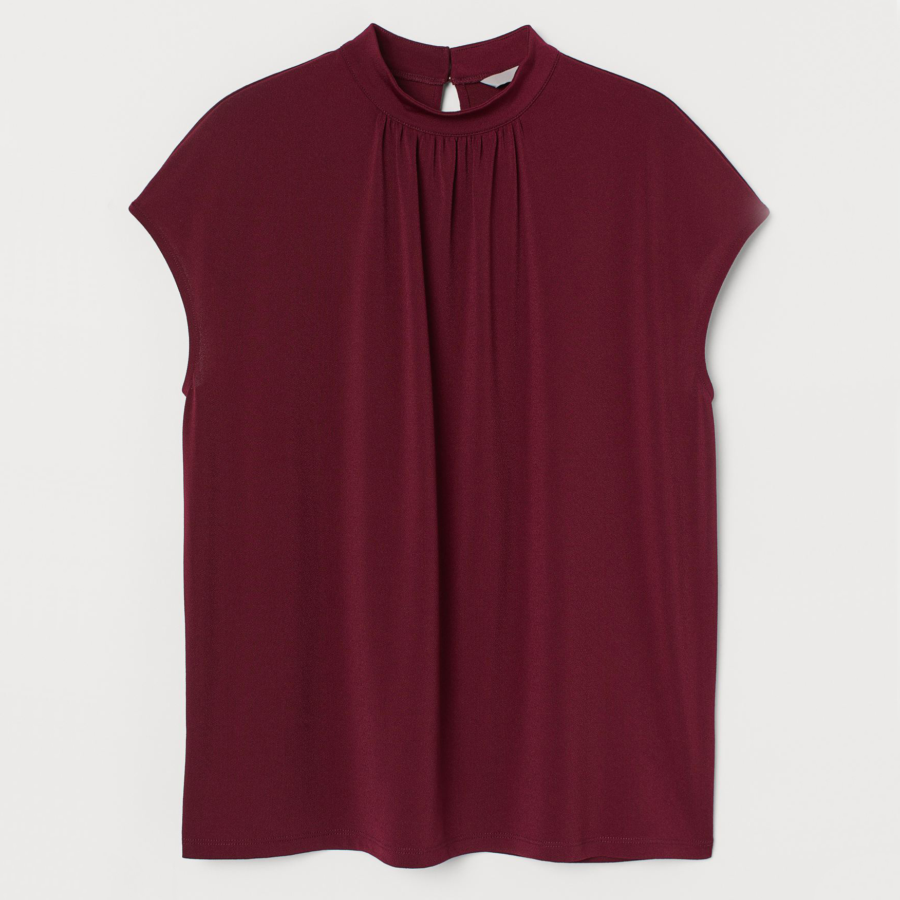 

Блузка H& 1505-9212262  Бордовая, Блузка H&M 1505-9212262 M Бордовая