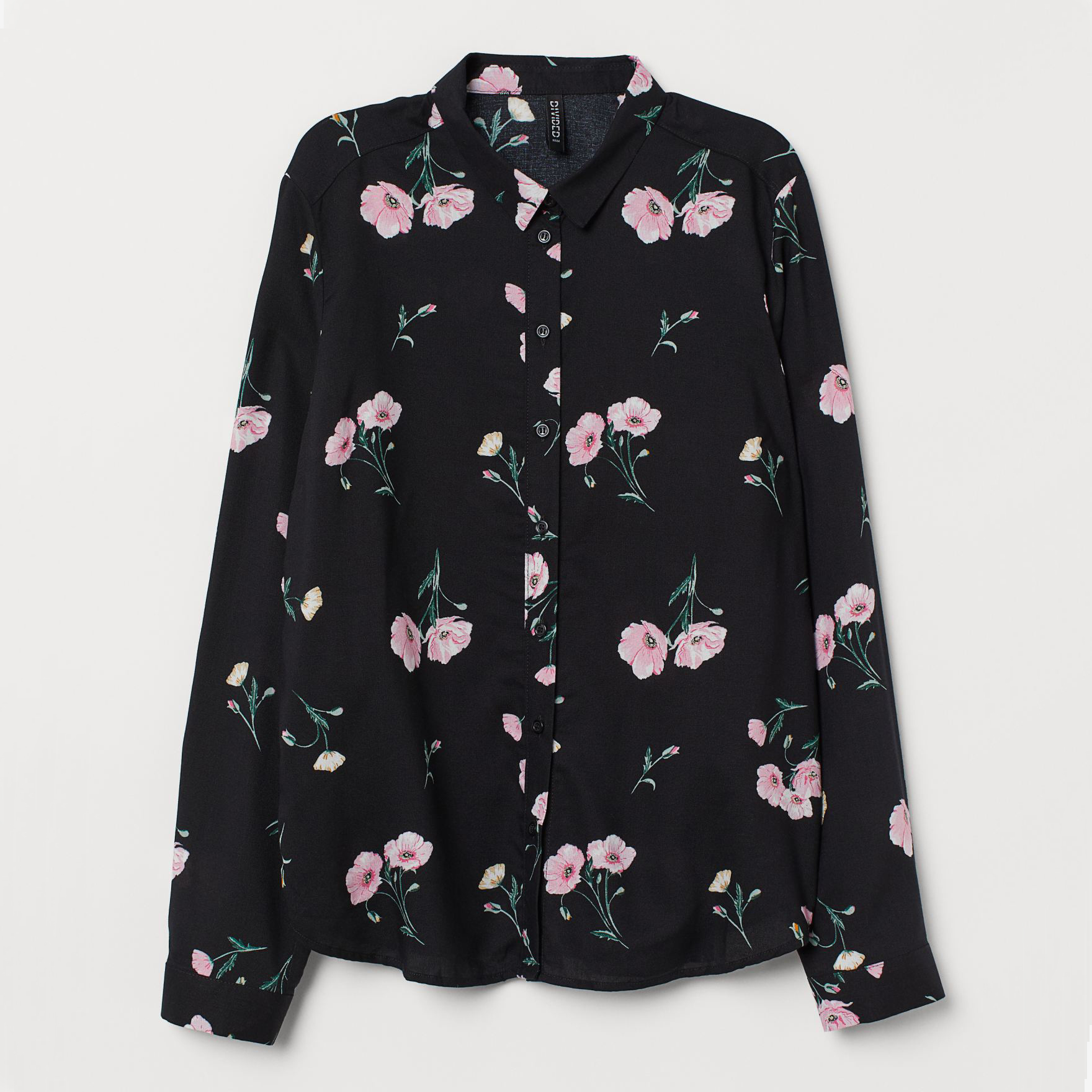 

Рубашка H&M 1804-6893890 38 Черная