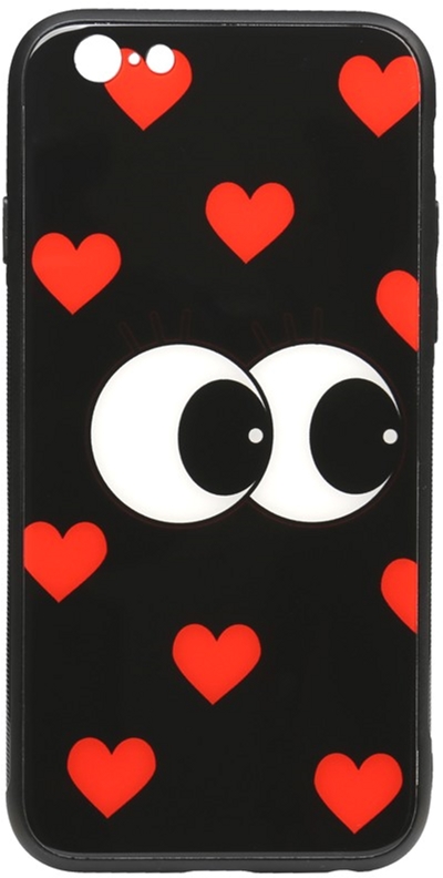 

Панель TOTO Cartoon Print Glass Case для Apple iPhone 6/6s Just Eatit