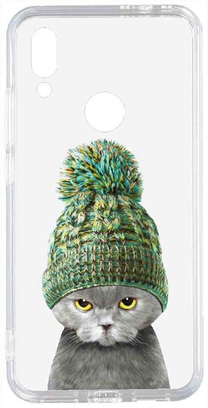 

Панель TOTO Acrylic+TPU Print Case для Xiaomi Redmi 7 Cat In Hat Transparent