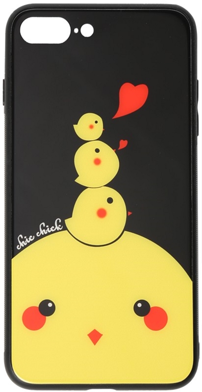 

Панель TOTO Cartoon Print Glass Case для Apple iPhone 7 Plus/8 Plus Chicken Chick