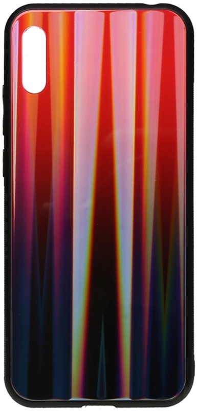 

Панель TOTO Aurora Print Glass Case для Huawei Y6 2019 Red