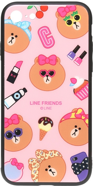 

Панель TOTO Cartoon Print Glass Case для Apple iPhone 7/8 Line friends Linc