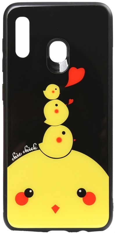 

Панель TOTO Cartoon Print Glass Case для Huawei Y7 2019 Chicken Chick