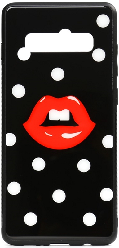 

Панель TOTO Cartoon Print Glass Case для Samsung Galaxy S10+ Red Lips
