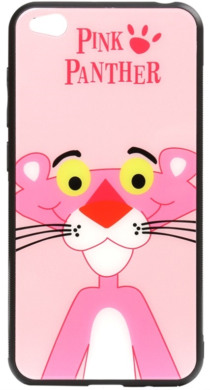 

Панель TOTO Cartoon Print Glass Case для Xiaomi Redmi Go Pink Panther
