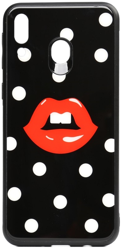 

Панель TOTO Cartoon Print Glass Case для Samsung Galaxy M20 Red Lips