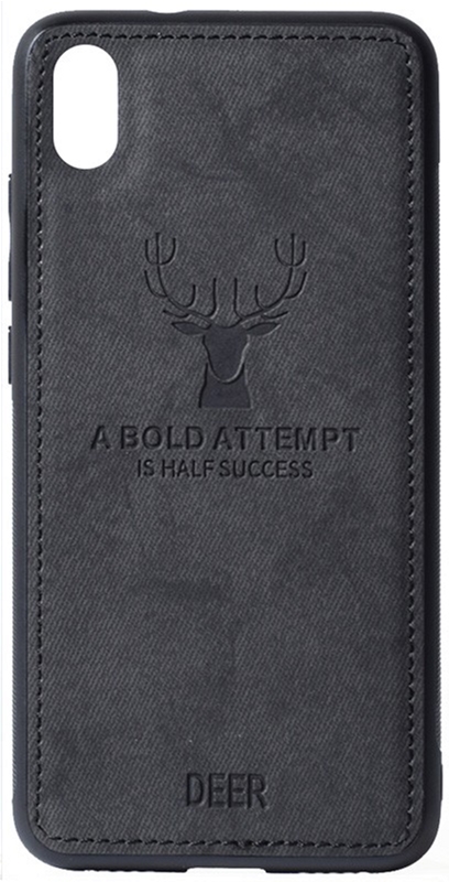 

Панель TOTO Deer Shell With Leather Effect Case для Xiaomi Redmi 7A Black