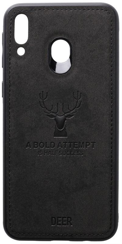 

Панель TOTO Deer Shell With Leather Effect Case для Samsung Galaxy M20 Black