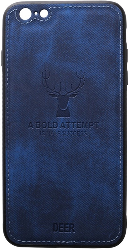 

Панель TOTO Deer Shell With Leather Effect Case для Apple iPhone 6/6s Dark Blue