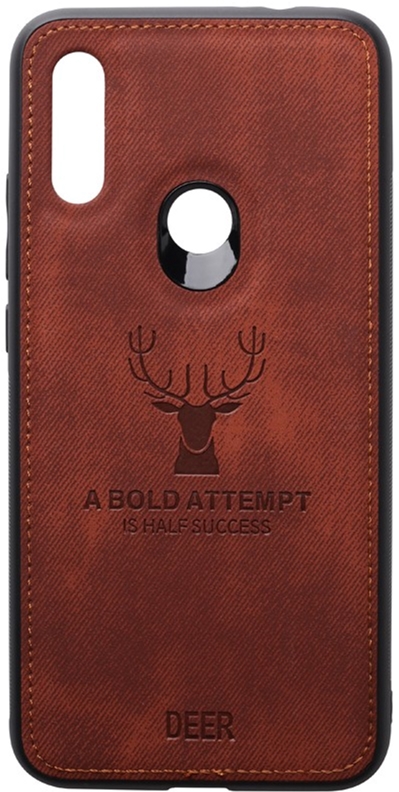 

Панель TOTO Deer Shell With Leather Effect Case для Xiaomi Redmi 7 Brown