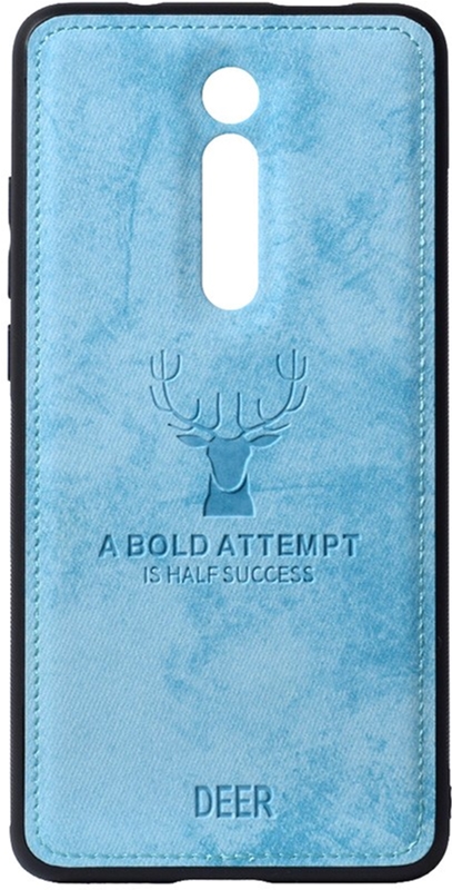 

Панель TOTO Deer Shell With Leather Effect Case для Xiaomi Mi 9T/Mi 9T Pro/Redmi K20/K20 Pro Blue