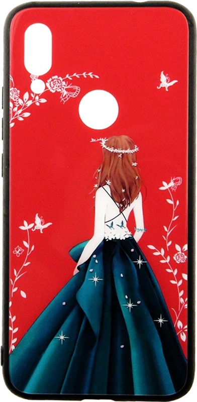 

Панель TOTO Glass Fashionable Case для Xiaomi Redmi 7 Green Dress Girl