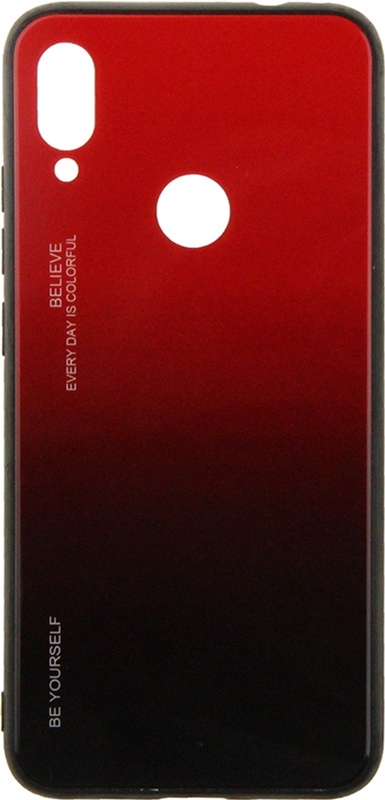 

Панель TOTO Gradient Glass Case для Xiaomi Redmi Note 7 Red