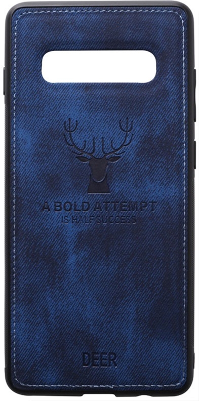 

Панель TOTO Deer Shell With Leather Effect Case для Samsung Galaxy S10e Dark Blue