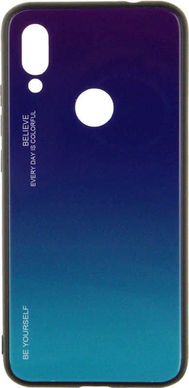 

Панель TOTO Gradient Glass Case для Xiaomi Redmi 7 Purple