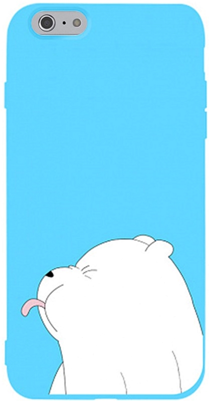 

Панель TOTO Matt TPU 2mm Print Case для Apple iPhone 6/6s Bear Tongue Sky Blue