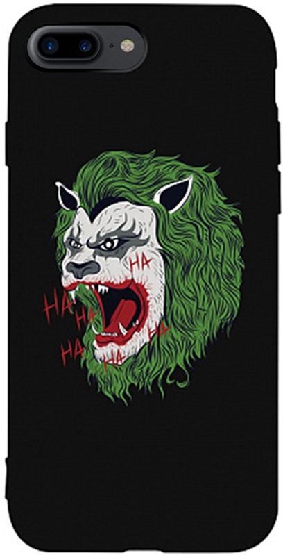 

Панель TOTO Matt TPU 2mm Print Case для Apple iPhone 7 Plus/8 Plus Green Lion Black