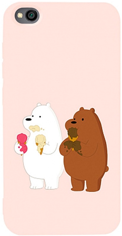 

Панель TOTO Matt TPU 2mm Print Case для Xiaomi Redmi Go Bear Icecreame Sand Pink
