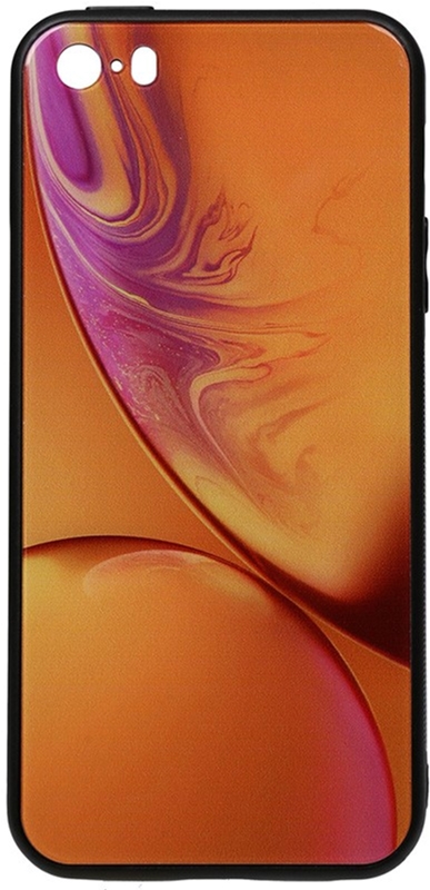 

Панель TOTO Print Glass Space Case для Apple iPhone SE/5s/5 Yellow