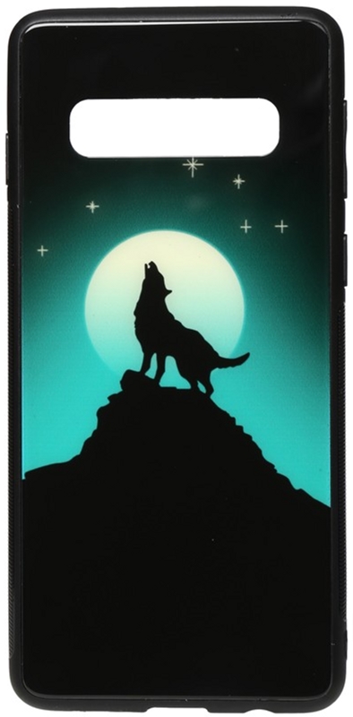 

Панель TOTO Night Light Print Glass Case для Samsung Galaxy S10+ Howling Wolf