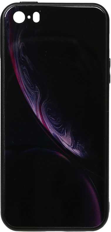 

Панель TOTO Print Glass Space Case для Apple iPhone SE/5s/5 Black