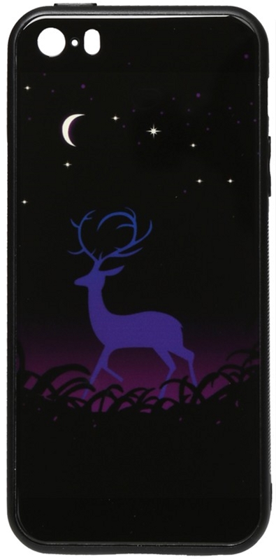 

Панель TOTO Night Light Print Glass Case для Apple iPhone SE/5s/5 Deer