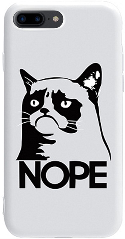 

Панель TOTO Pure TPU 2mm Print Case для Apple iPhone 7 Plus/8 Plus Cat Nope White