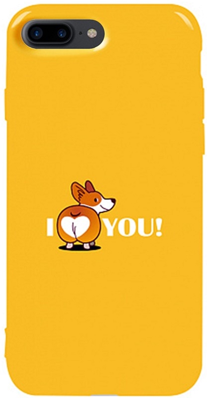 

Панель TOTO Pure TPU 2mm Print Case для Apple iPhone 7 Plus/8 Plus Korgias Yellow