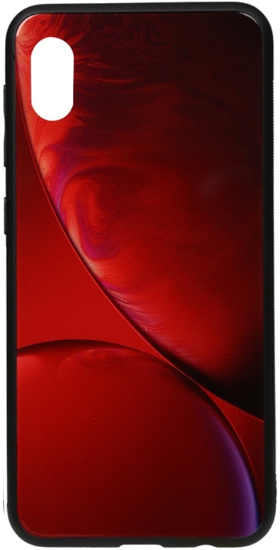 

Панель TOTO Print Glass Space Case для Huawei Y5 2019 Rubin Red
