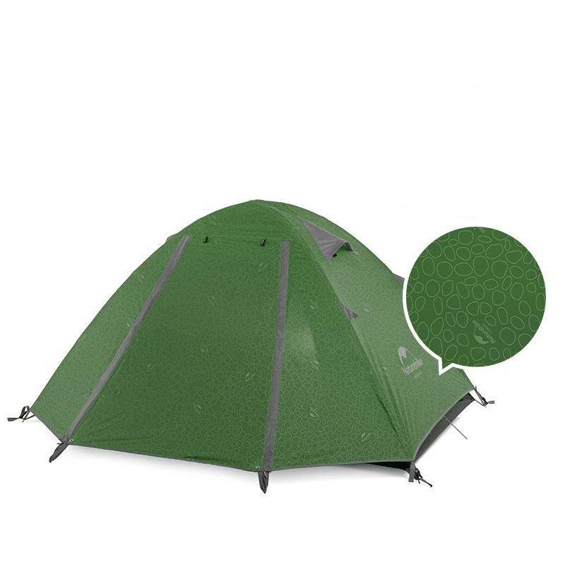 

Палатка Naturehike P-Series II (2-х местная) 210T 65D polyester Graphic NH18Z022-P forest green 6927595762622