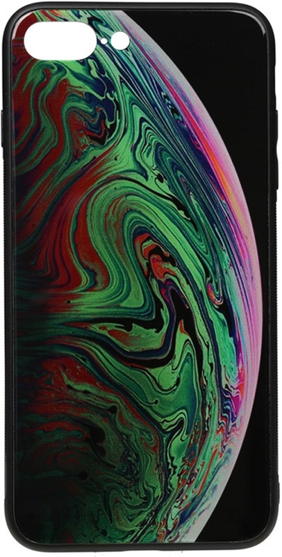 

Панель TOTO Print Glass Space Case для Apple iPhone 7 Plus/8 Plus Green