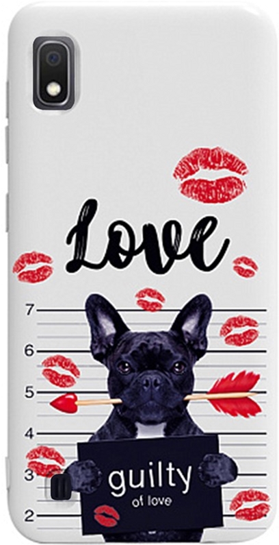 

Панель TOTO Pure TPU 2mm Print Case для Samsung Galaxy A10 Dog Kiss White